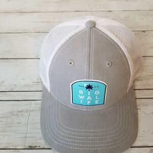 Rigwa Life Palm Trucker in Gray Snapback Cap NWOT